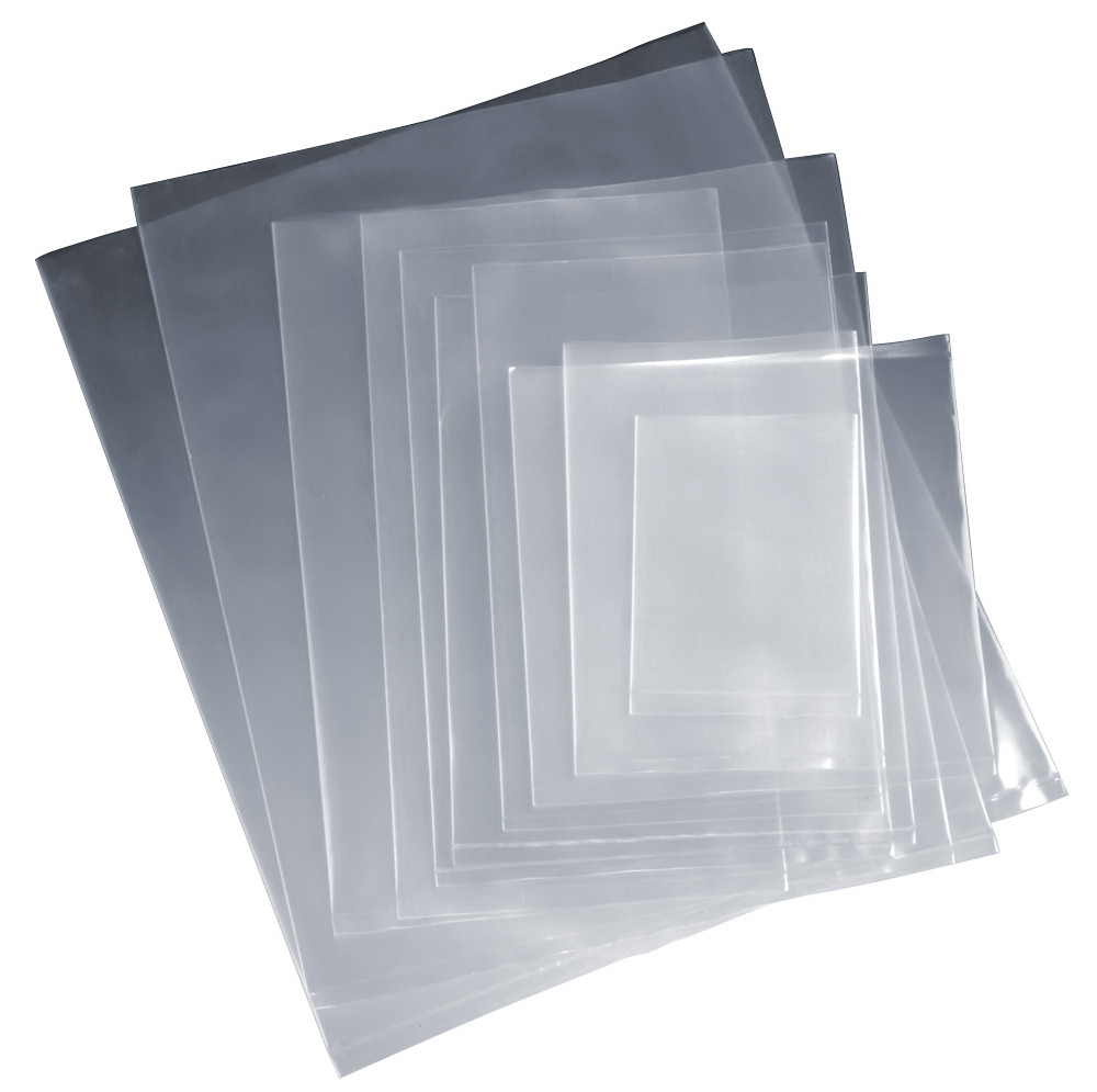 12x15 Clear Poly Bags 4 Mil Flat Open Top Plastic Packaging Packing LDPE